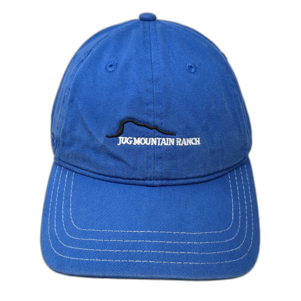 Pukka Jug Mountain Ranch McCall Idaho Blue One Size Baseball Cap Strapback Hat